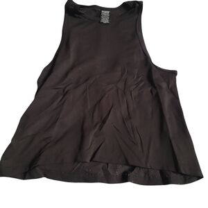 PINK Victoria's Secret Black Sleeveless Tank Top Relaxed Fit